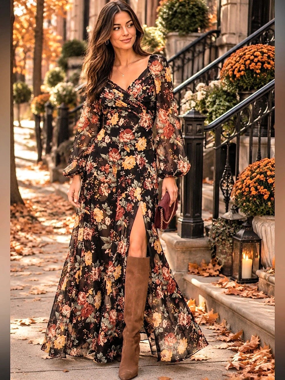 Veronica Beard 100% silk Avani Floral Maxi Dress Silk formal gown  Maxi Dress 4